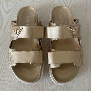 Guess Metallic Gold Women's Sandals